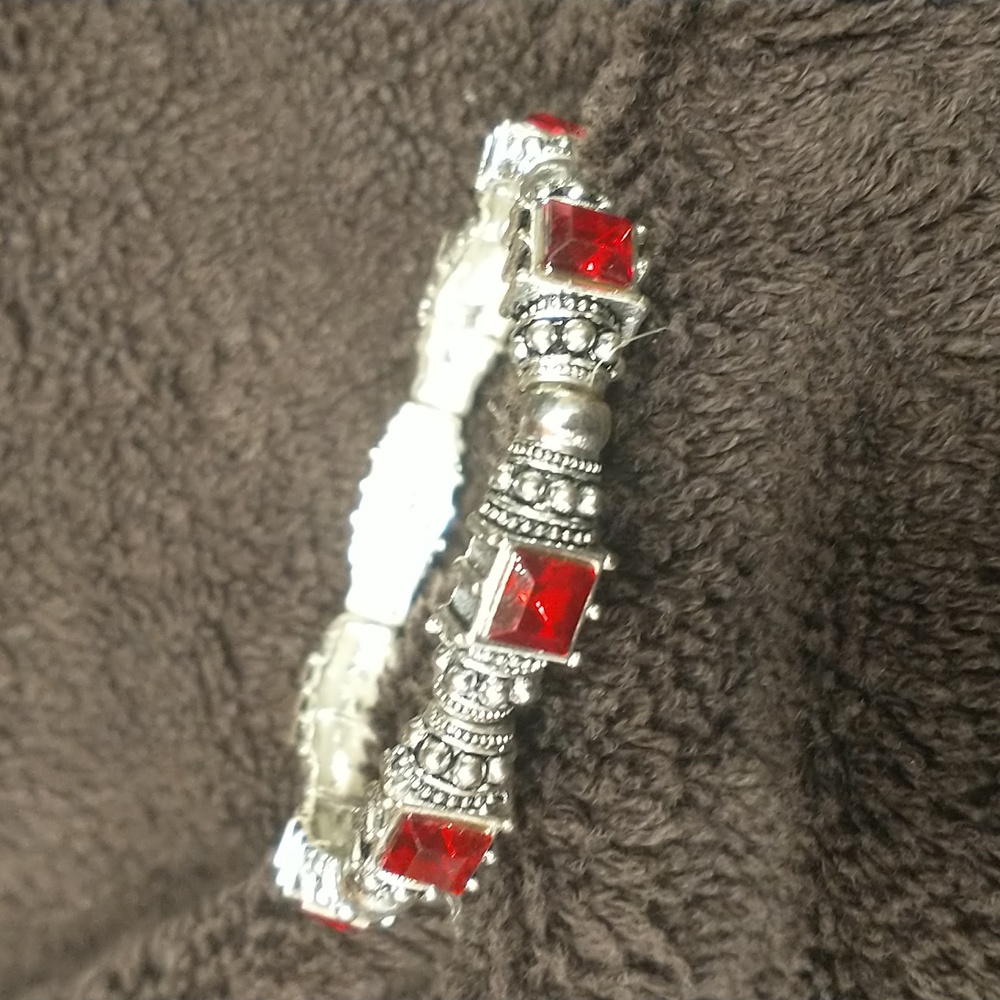 Antique silver colored bracelet